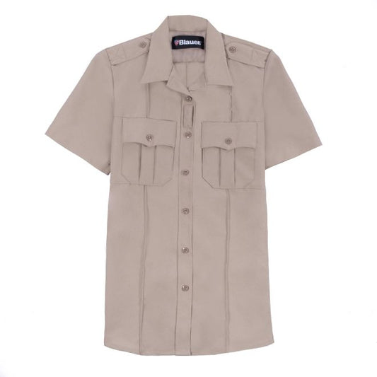 Blauer Short Sleeve Polyester Supershirt - Silver Tan
