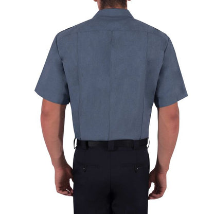 Blauer Short Sleeve Polyester Supershirt - French Blue Heather