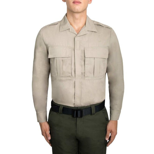 Blauer Tenx Long Sleeve Bdu Shirt - Silver Tan