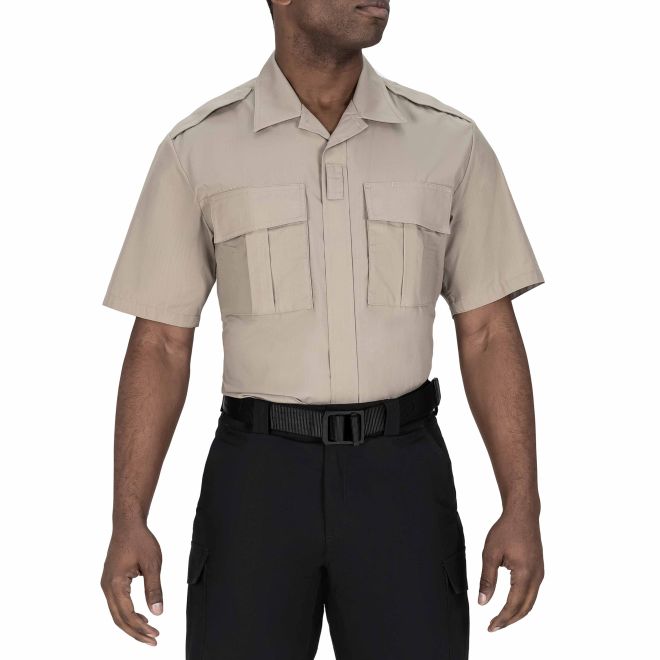 Blauer Tenx Short Sleeve Bdu Shirt - Silver Tan