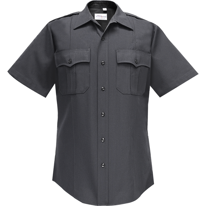 Flying Cross Command 100% Polyester Men's Short Sleeve Shirt w/Zipper