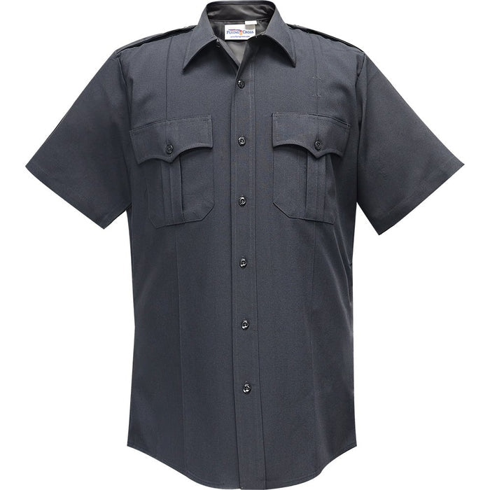 Flying Cross Command 100% Polyester Men's Short Sleeve Shirt w/Zipper