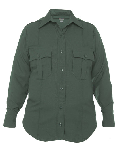 Elbeco TexTrop2 Zippered Women's Long Sleeve Polyester Shirt