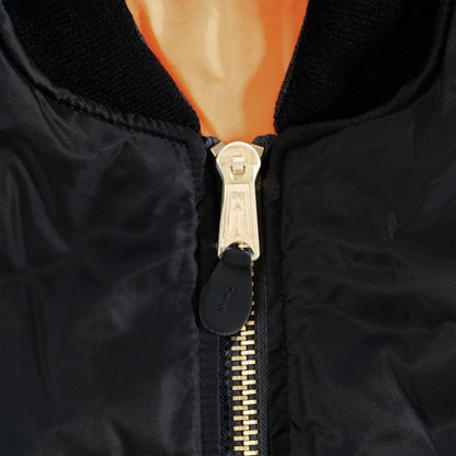 Rothco Womens MA-1 Flight Jacket - Black