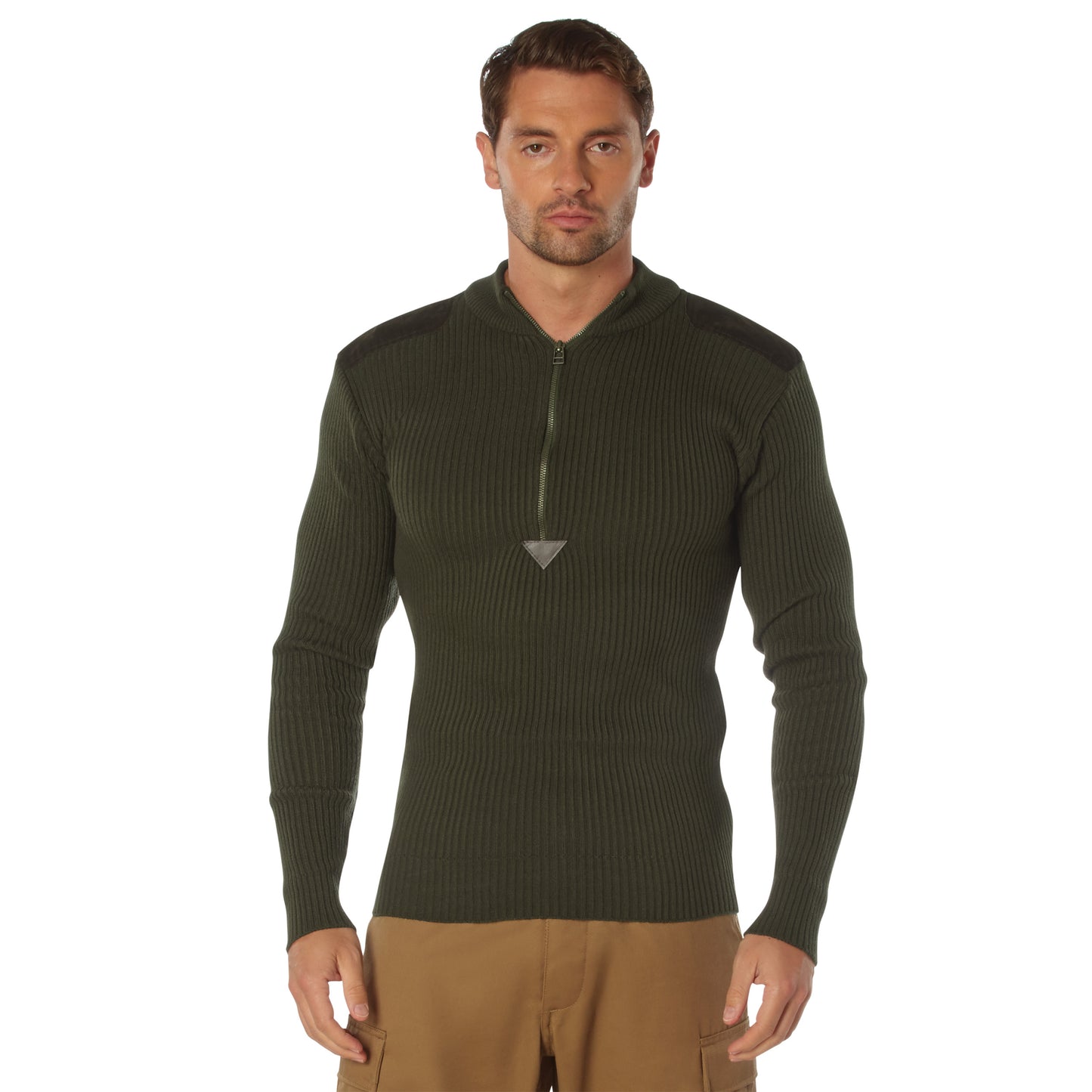 Rothco Quarter Zip Acrylic Commando Sweater