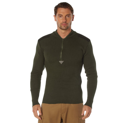 Rothco Quarter Zip Acrylic Commando Sweater
