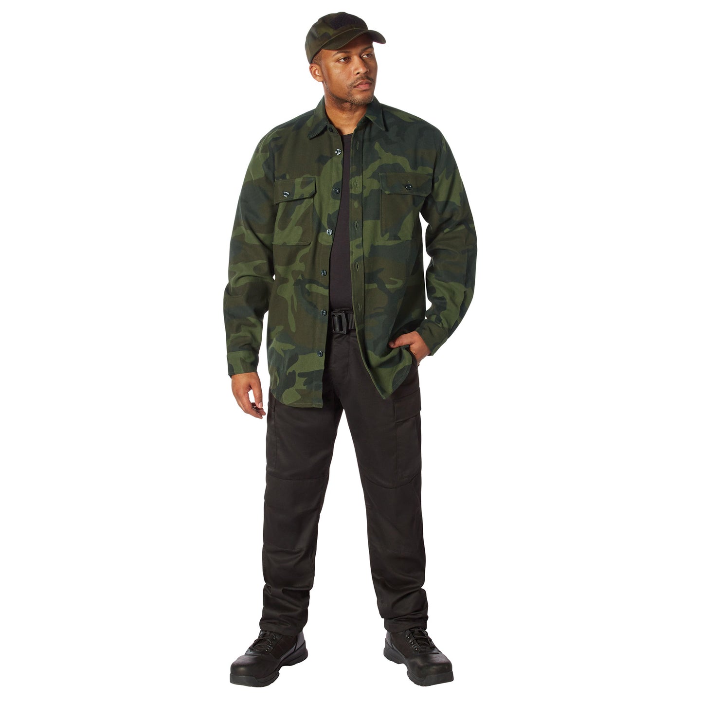 Rothco Midnight Camo Flannel Shirt