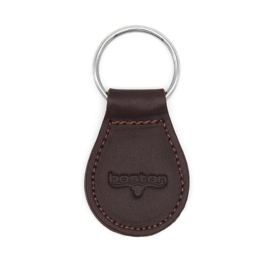 Boston Leather 9016 – Leather Tear Drop Key Fob