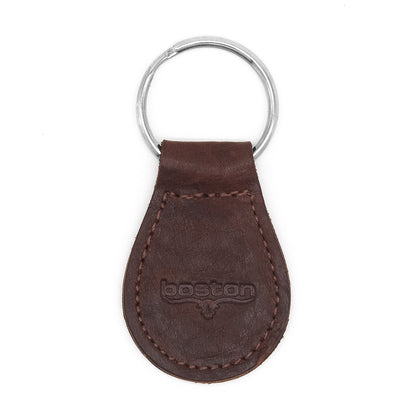 Boston Leather 9016 – Leather Tear Drop Key Fob
