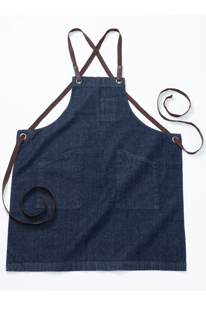 Edwards Garment 3 Pocket Cross-Back Bib Apron
