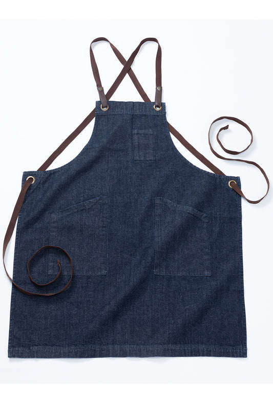 Edwards Garment 3 Pocket Cross-Back Bib Apron