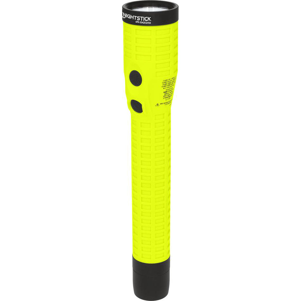 Night Stick Intrinsically-Safe Rechargeable Dual-Light Flashlight w/Magnet
