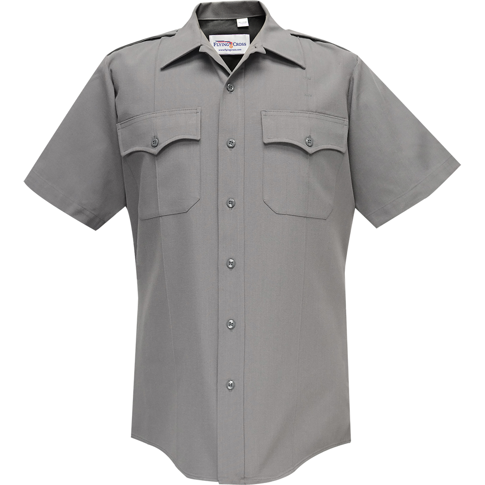 Flying Cross Deluxe Tropical 65% Poly/35% Rayon Men'S Short Sleeve Shirt