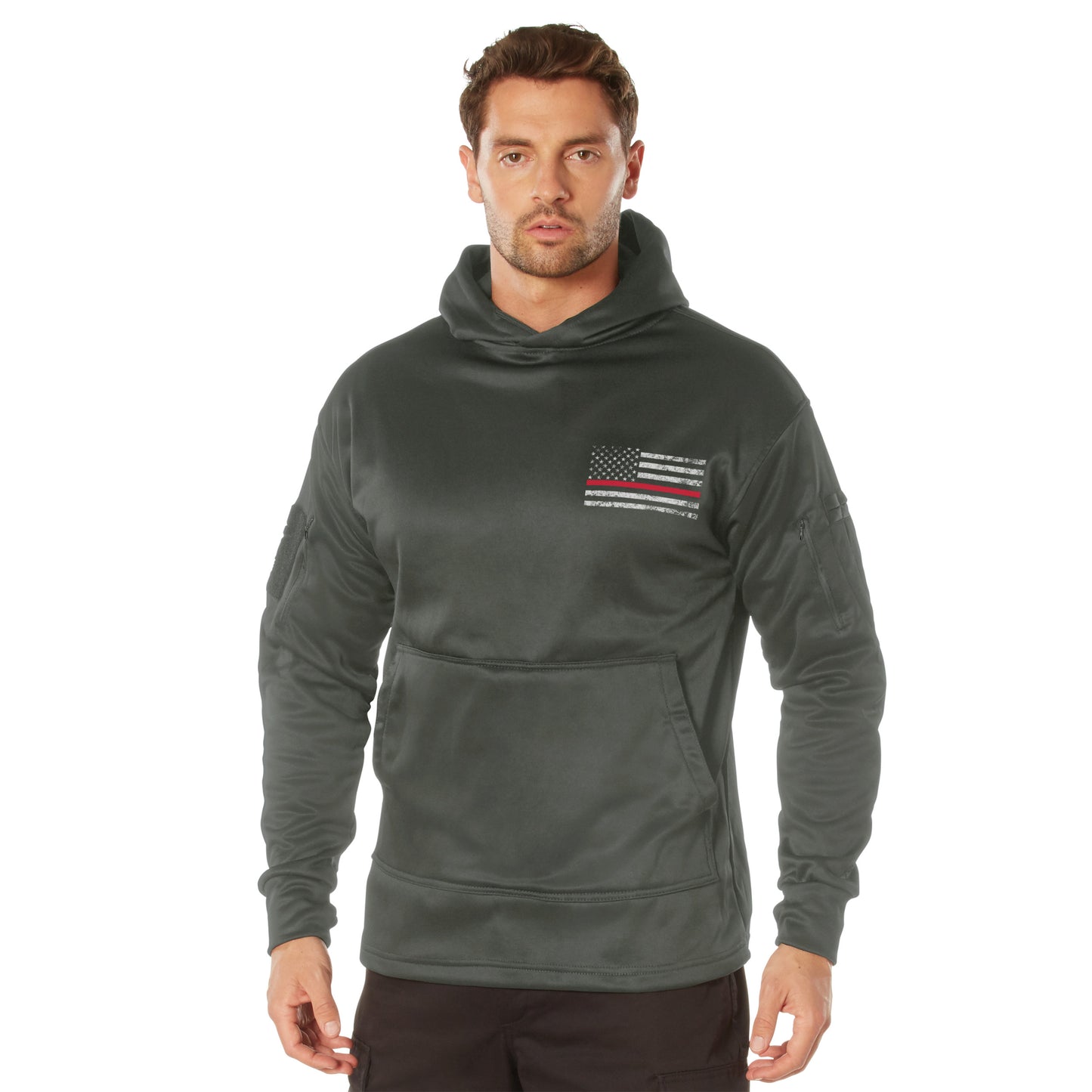 Rothco Concealed Carry Thin Red Line Hoodie