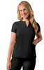 Adar Women's Notched V-neck Top