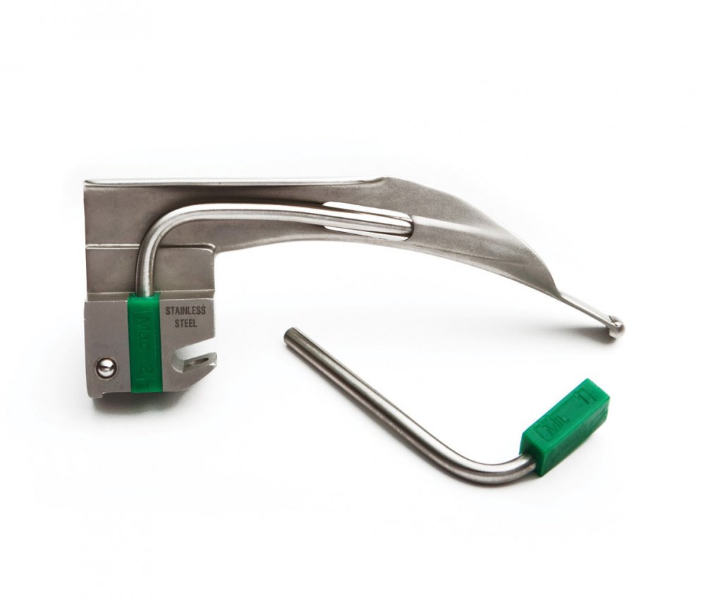 ADC Satin™ Fiberoptic Macintosh Blade, Lg. Adult