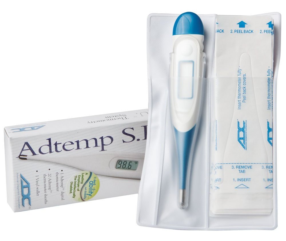 ADC Adtemp™ 415 Flex SPU Kit- 10 Second Digital Thermometer SPU Kit, 12 pack
