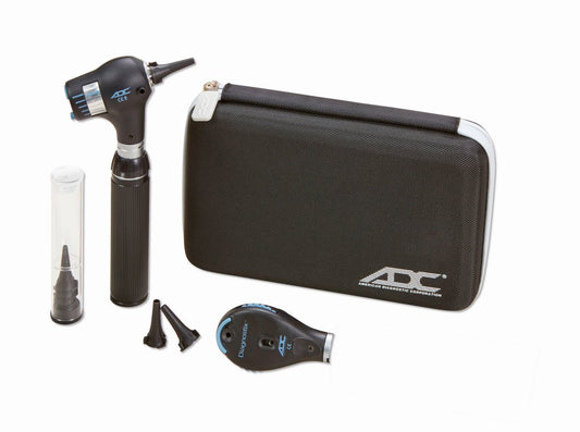 ADC Diagnostix™ 54310- 3.5V USB Portable Diagnostic Sets, USB Rechargeable, Standard Otoscope, Coax Ophth, Hard Case
