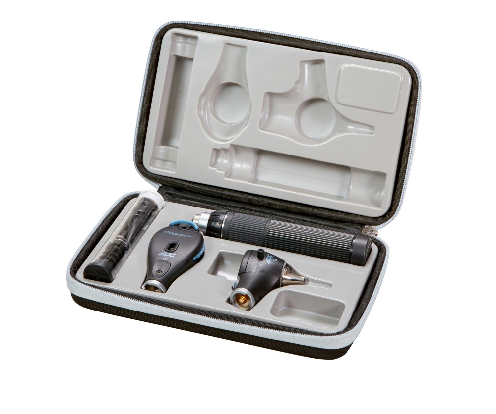 ADC Diagnostix™ 3.5v Portable Instruments- PMV and Standard Otoscope, Single Instrument In Soft Case