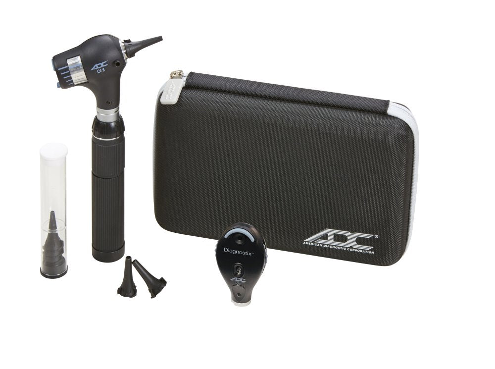 ADC Diagnostix™ 3.5v Portable Instruments- PMV and Standard Otoscope, Single Instrument In Soft Case