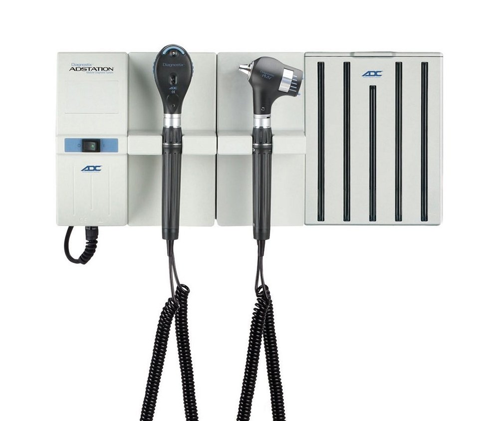 ADC Adstation™ 5610-3 - Basic 3.5V Diagnostix Wall System, Standard Otoscope, Coax Ophth