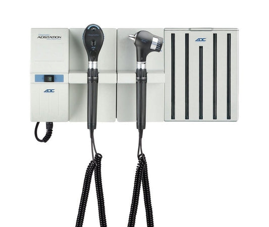 ADC Adstation™ 5610-3 - Basic 3.5V Diagnostix Wall System, Standard Otoscope, Coax Ophth