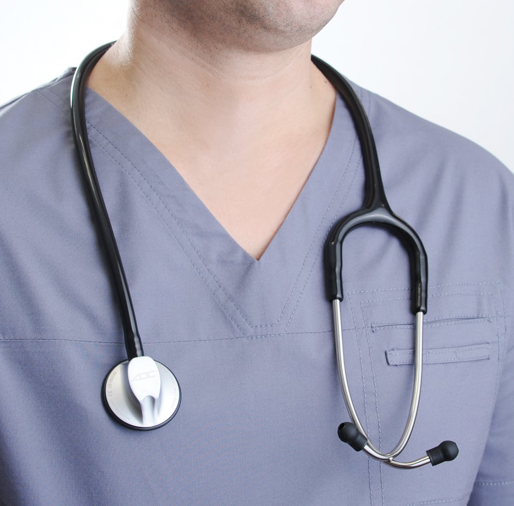 ADC Adscope® 612 Lightweight Platinum Clinician Stethoscope