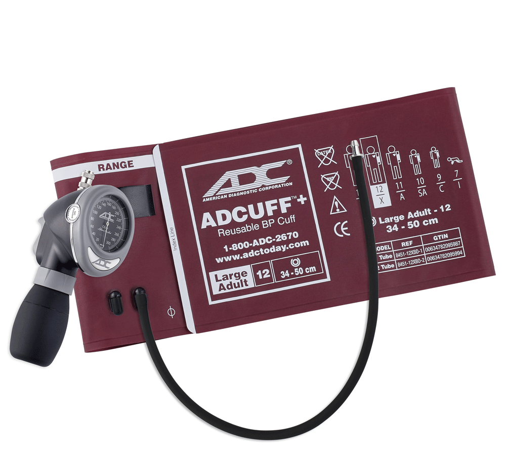 ADC Diagnostix™ 703+ Palm Aneroid Sphyg with Adcuff+