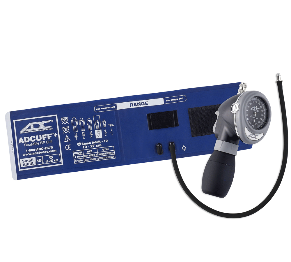 ADC Diagnostix™ 703+ Palm Aneroid Sphyg with Adcuff+