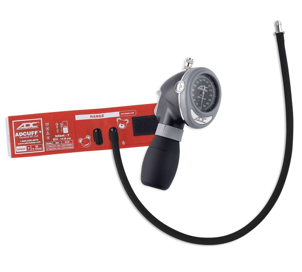 ADC Diagnostix™ 703+ Palm Aneroid Sphyg with Adcuff+