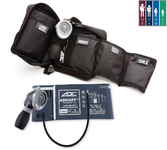 ADC Multikuf™ + Portable 4 Cuff Sphyg with Adcuff+