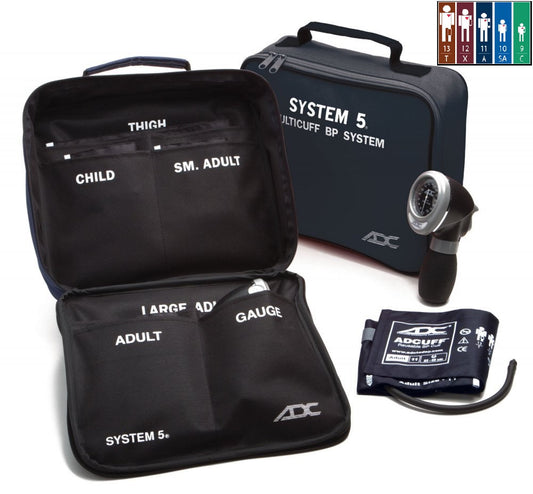 ADC System 5™ + Portable 5 Cuff Sphyg with Adcuff+