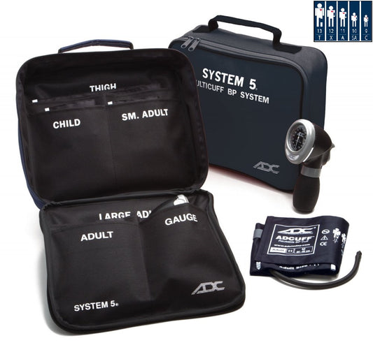 ADC-System 5™ Portable 5 Cuff Sphyg