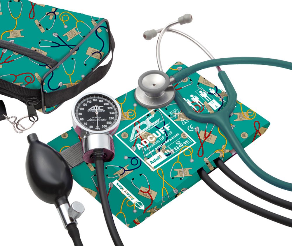 ADC Pro's Combo III™ Pocket Aneroid/Clinician Scope Kit