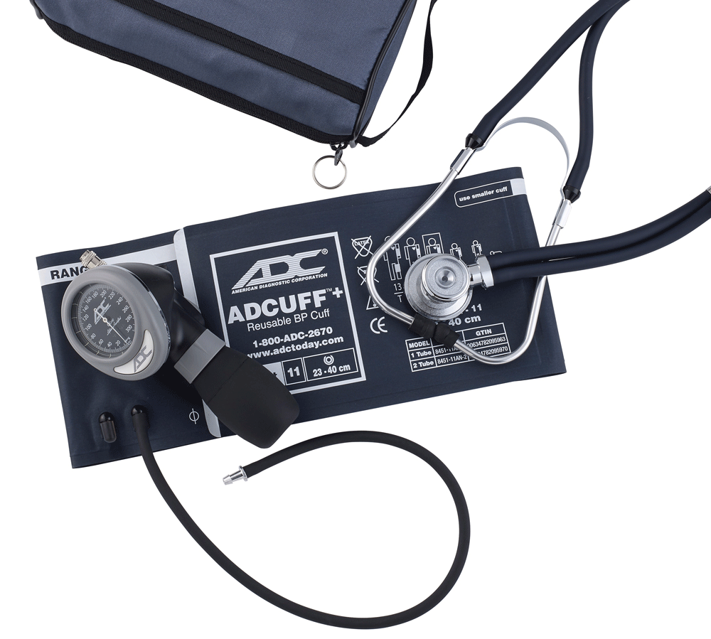 ADC Pro's Combo I™+ Palm Aneroid/Sprague Kit with Adcuff+