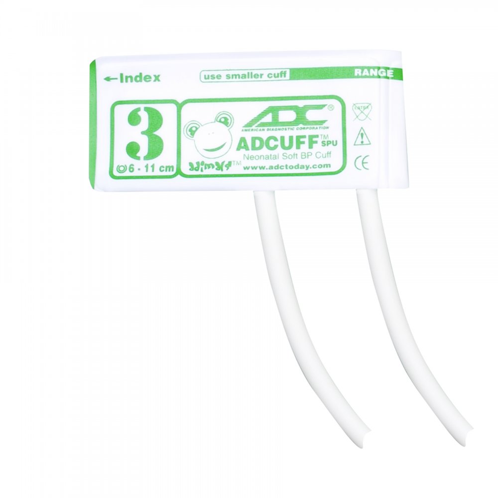 ADC Adcuff™ Neonatal SPU Cuff, 2 Tube with Luer Slip Connector