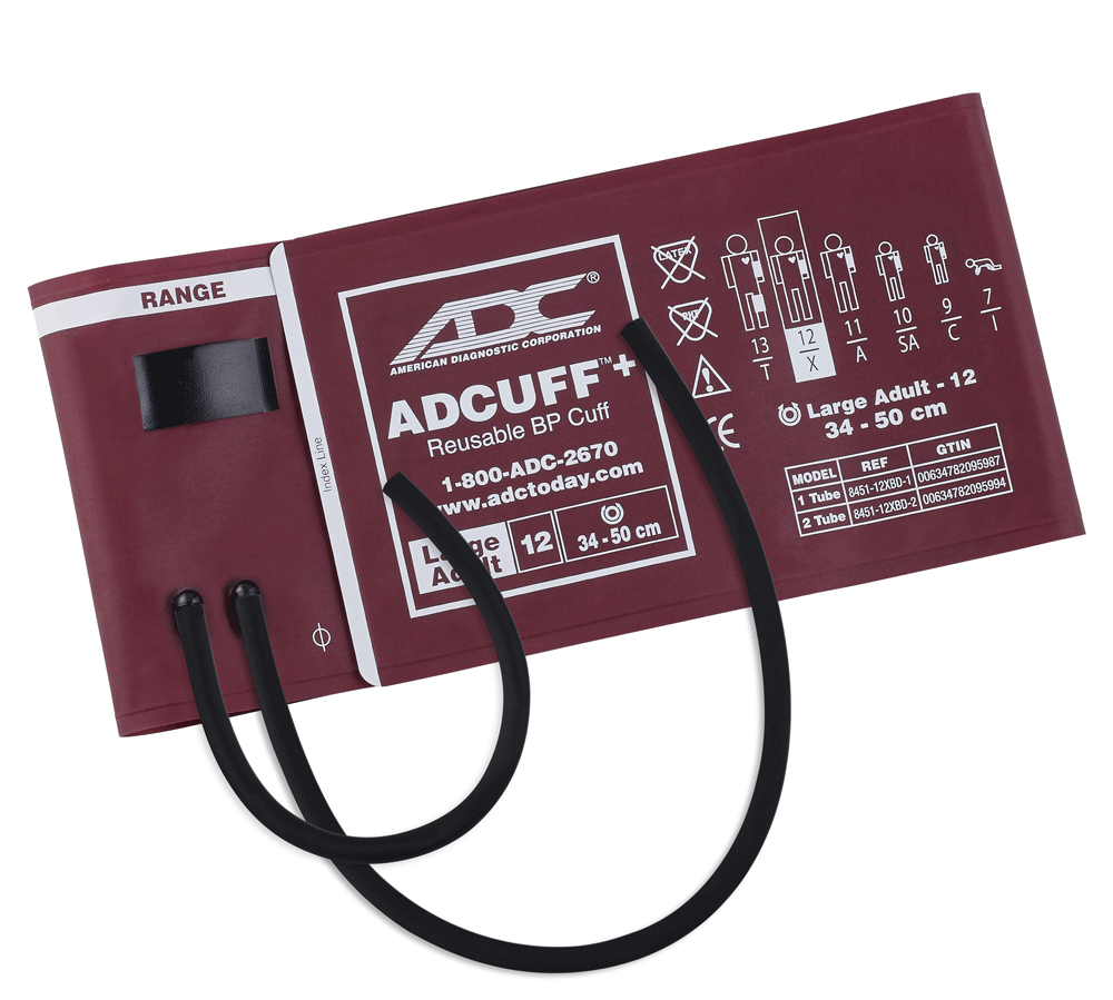 ADC Adcuff™ + One-Piece Cuff, 2 Tube