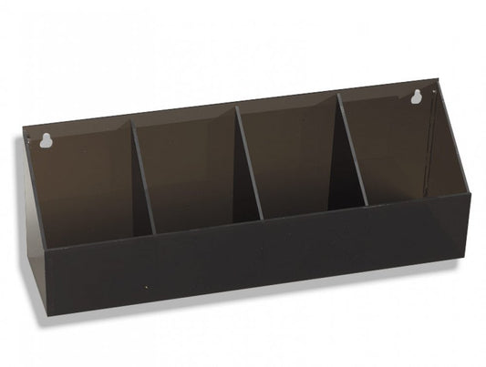 ADC Cuff Storage Units - 4 Compartment Stand Black