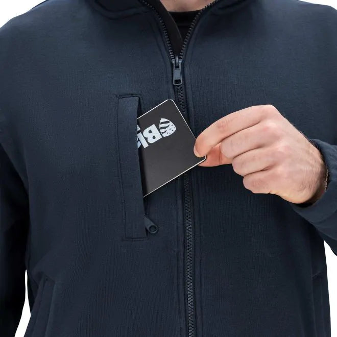 Blauer ZIP-FRONT JOB SHIRT - Navy