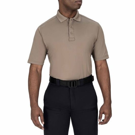Blauer Performance Polo - Silver Tan