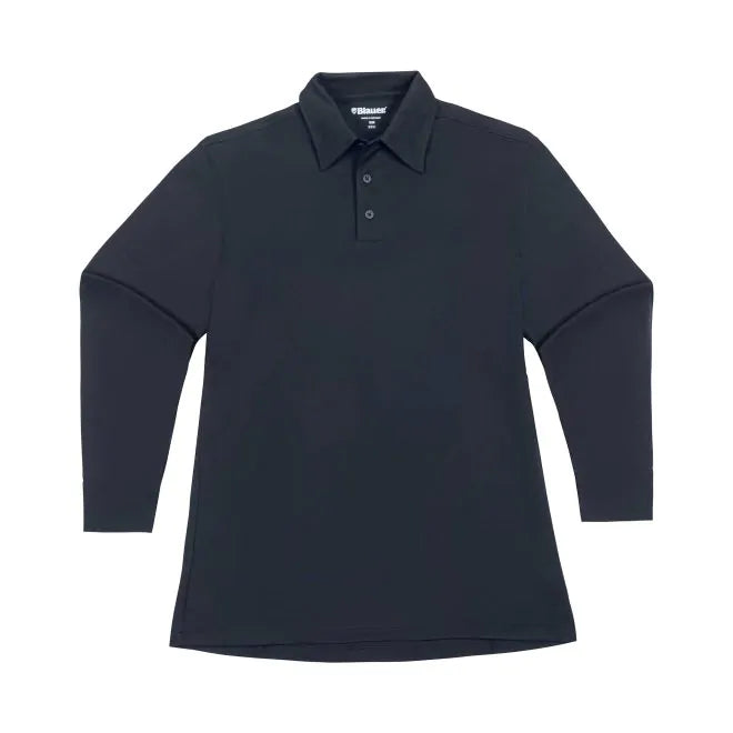 Blauer LONG SLEEVE BICOMPONENT POLO SHIRT - Dark Navy