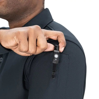 Blauer LONG SLEEVE BICOMPONENT POLO SHIRT - Dark Navy