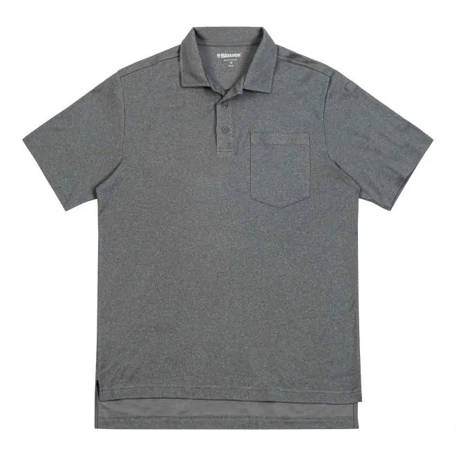 Blauer BICOMPONENT POLO SHIRT WITH POCKET - Heather Gray
