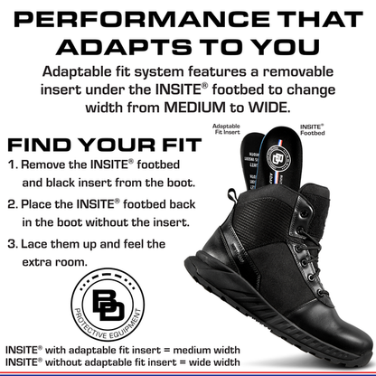 Black Diamond 8" Waterproof Side Zip Composite Toe Boot