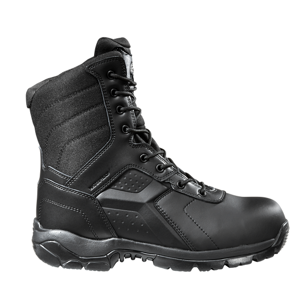 Black Diamond 8-Inch Side Zip Waterproof Tactical Boot Soft Toe