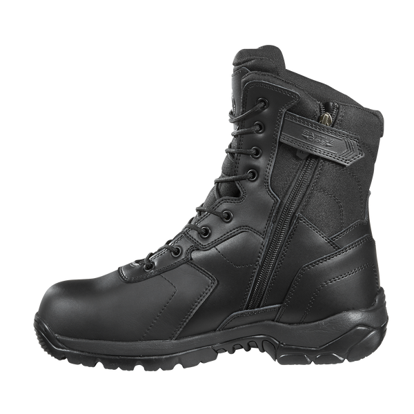 Black Diamond 8-Inch Side Zip Waterproof Tactical Boot Soft Toe