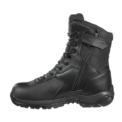 Black Diamond 8-Inch Side Zip Waterproof Tactical Boot Soft Toe