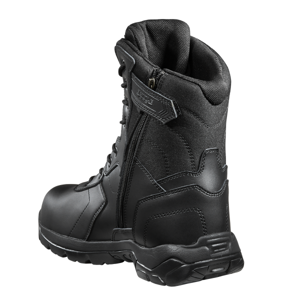 Black Diamond 8-Inch Side Zip Waterproof Tactical Boot w/ Composite Safety Toe