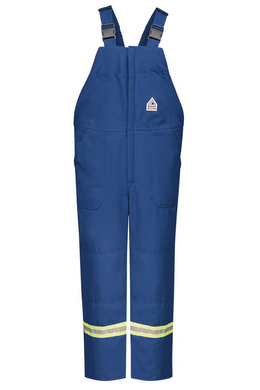 Bulwark Men's Lightweight Nomex FR Water Repellent Deluxe Insulated Bib Overall - Royal Blue
