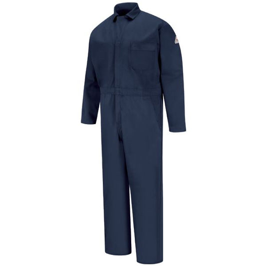 Bulwark Men's Midweight Excel FR Classic Industrial Coverall - Navy